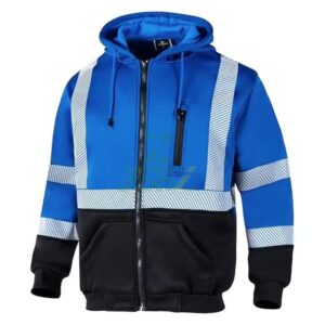 Custom High Visibility Class 3 Reflective Safety Workwear Hoodie